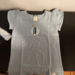 Little Road Co - Cloud Blue Petal Sleeve Top - 5 Years - NWT